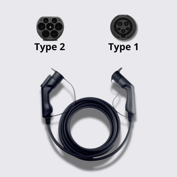 Кабель для заряджання 1Ф 32A 230В Type 2 - Type 1 Besen Type2-Type1 Cable фото