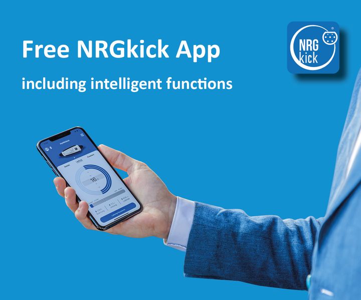 Зарядна станція NRGKick Dinitech  22кВт з роз'ємом Тype 2 32А 230/400В з кабелем 5 м MED006279 фото