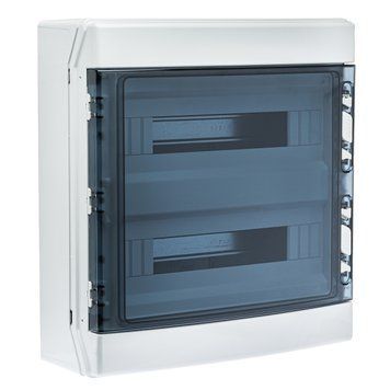 Розподільчий щит IDE 2x18 модулів IP65 з шинами N і PE 436x418x148 мм (CDN36PT2F/RR) CDN36PT2F/RR фото