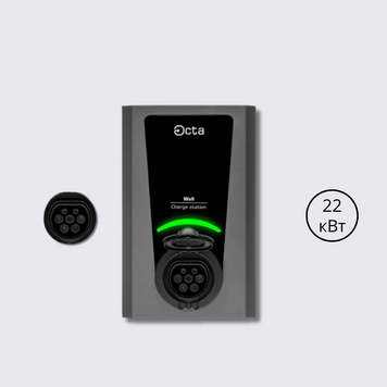Зарядна станція Wall Octa Energy 32А 230В/400В 22 кВт з розеткою Тype 2 W122-S22 W122-S22 фото