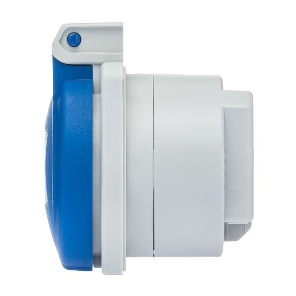 Розетка силова SCHUKO 16A 250В 2P+E IP54 IDE Синій (00452) 00452 фото