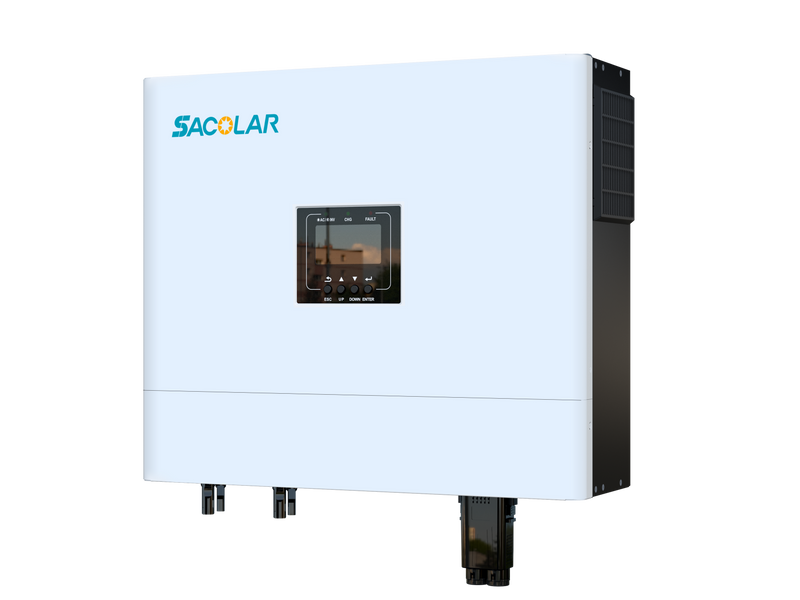 Комплект off-grid інвертор M6000H-48-BP  6 кВт 230В Sacolar + акумуляторна батарея STR5.5L-A1  5.5 кВт*г  Sacolar M6000H-48-BP + STR5.5L-A1 фото