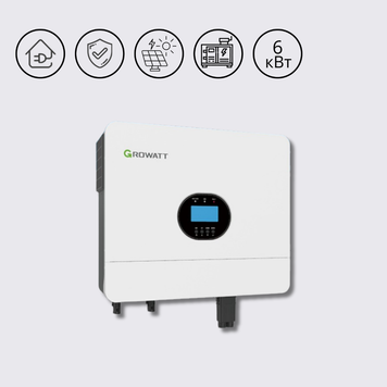 SPF 6000 ES Plus Автономний інвертор off-grid 6 кВт 230В Growatt SPF 6000 ES Plus фото