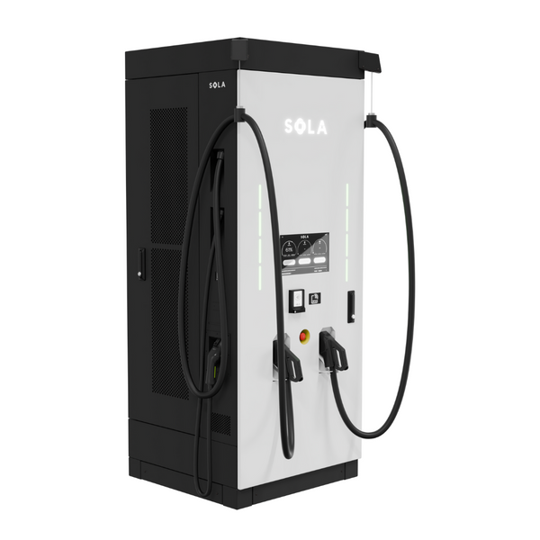 Зарядная станция Speed-E G8 DUO 360 кВт с разъемом CCS Combo 2 + GBT кабель 5м SOLA Speed-E G8 360 фото