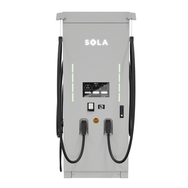 Зарядная станция Speed-E G8 DUO 360 кВт с разъемом CCS Combo 2 + GBT кабель 5м SOLA Speed-E G8 360 фото