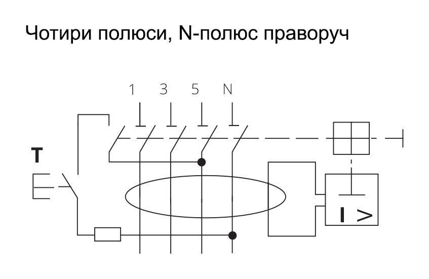 Пристрій захисного відключення 63A 3Р+N АС 30 mA 230/400В ISKRA AFI4 (786101159000) 786101159000 фото